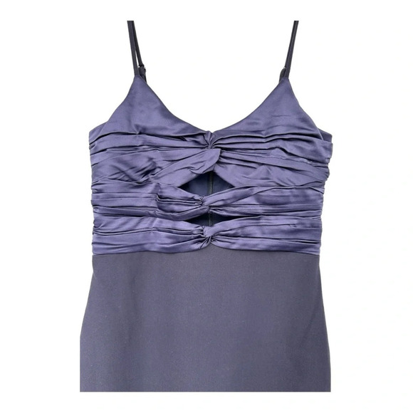 Likely Steph Ruched Cut Out Satin & Crepe Midi-Dress NWOT - Picture 6 of 12